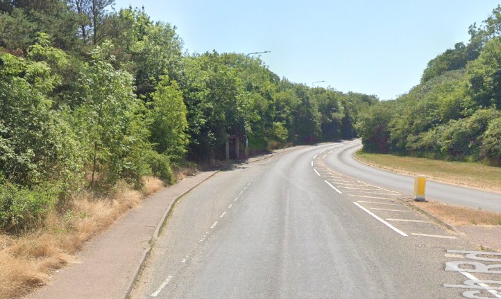 Wooden Bus Shelter on Ipswich Road just off A12