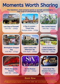 Valentine Inspired Trips for 2026